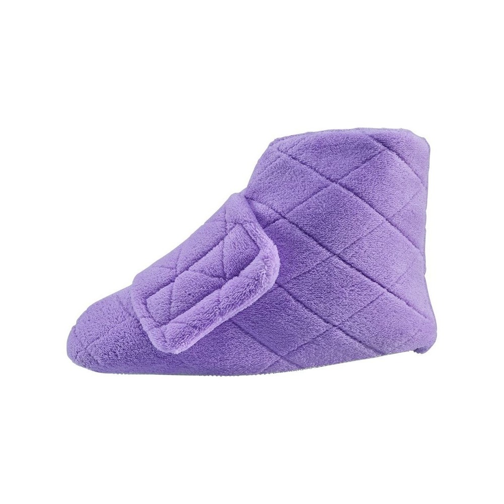 Women's Quilted Purple Bootie Slippers Size Small New With Tags